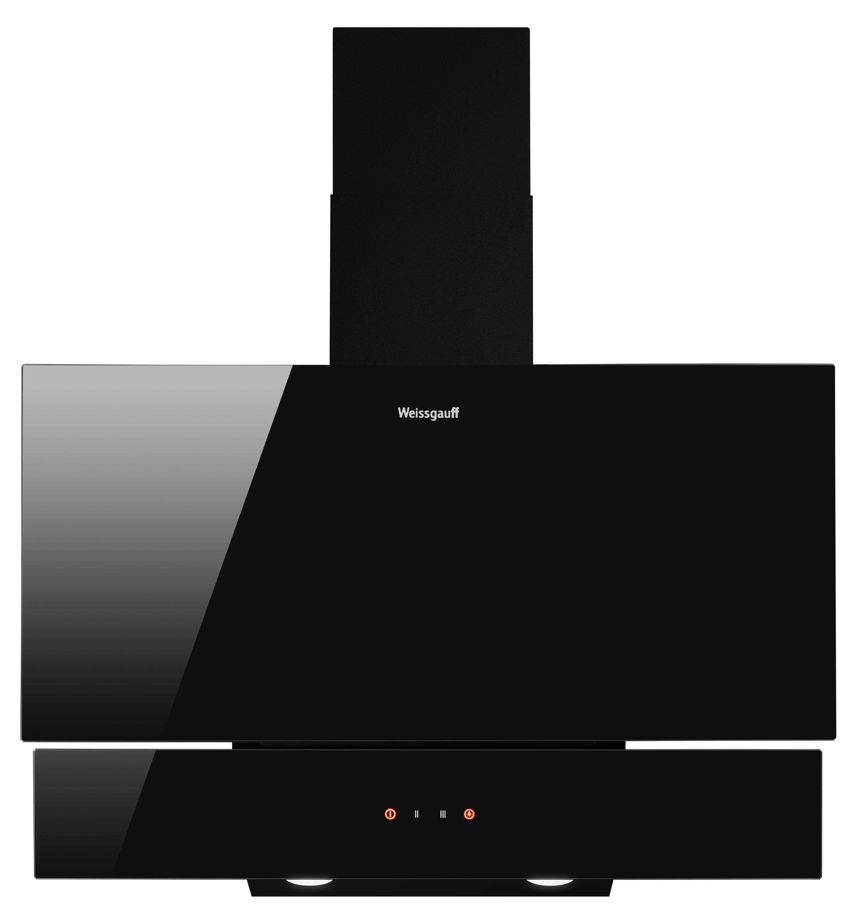 Изображение товара Наклонная вытяжка Weissgauff WGH 600 Touch double черный 60 см