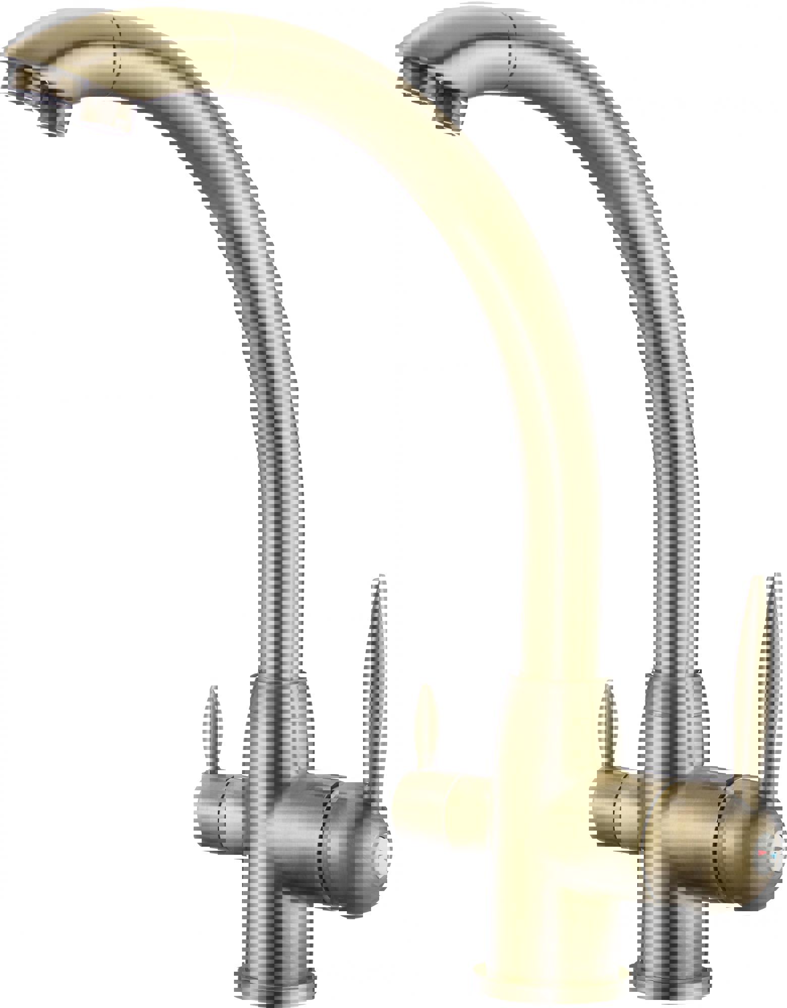 Изображение товара Смеситель SAVOL Двухвентильный S-L1699C бронза 18 см