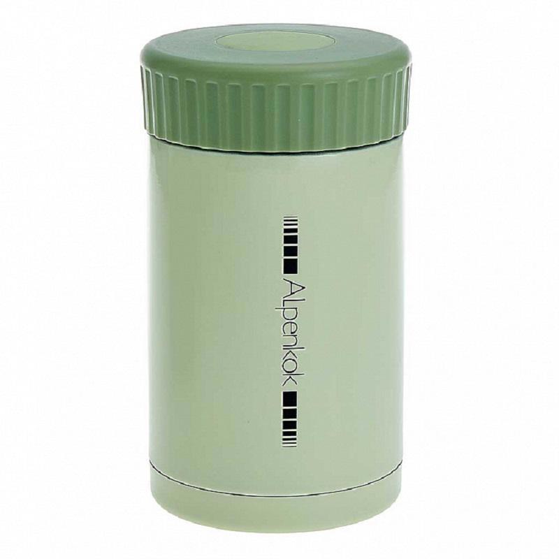 Изображение товара Термос Alpenkok 600 мл из нержавеющей стали светло-зеленый