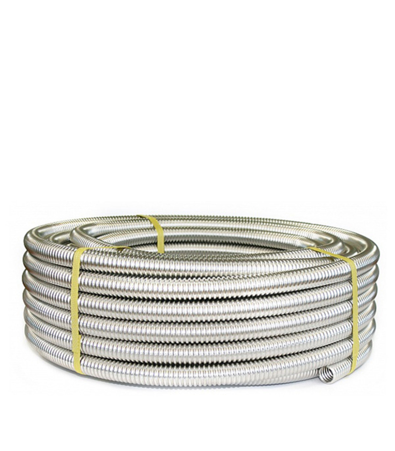 Изображение товара Гофрированная труба из нержавеющей стали TURBOROS 18 мм 10 м