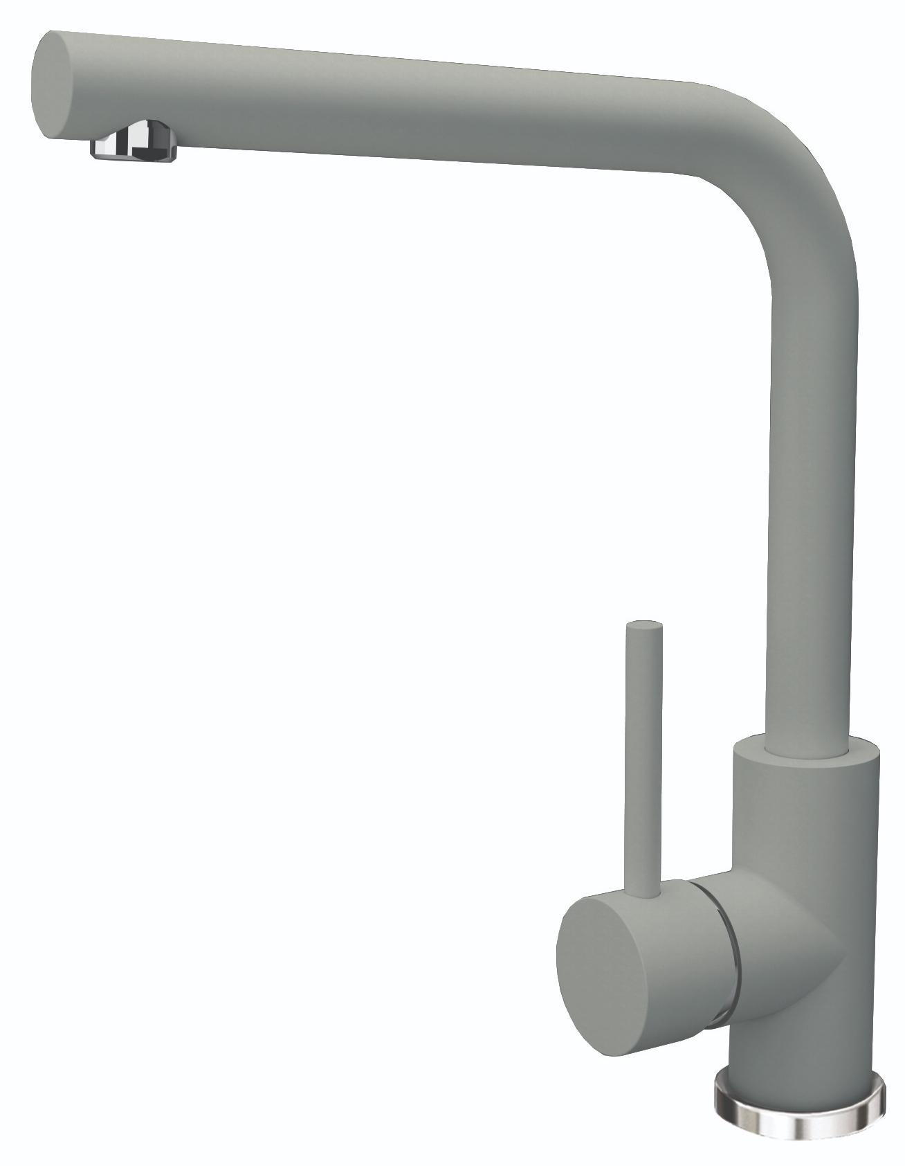 Изображение товара Смеситель для кухни однорычажный Florentina Дельта излив 27.5 см серый