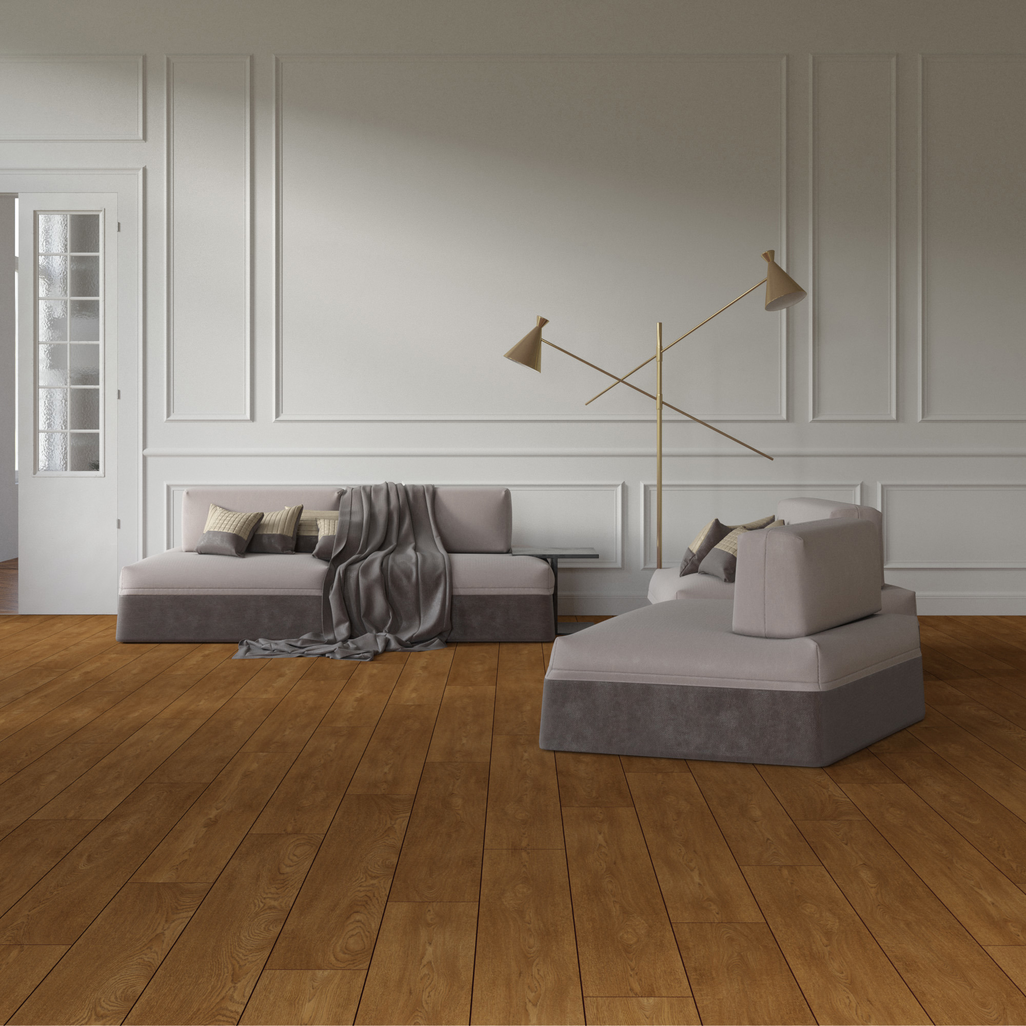 Изображение товара Ламинат Дуб Прованс 32 класс 8 мм с фаской 2.131 м² Россия