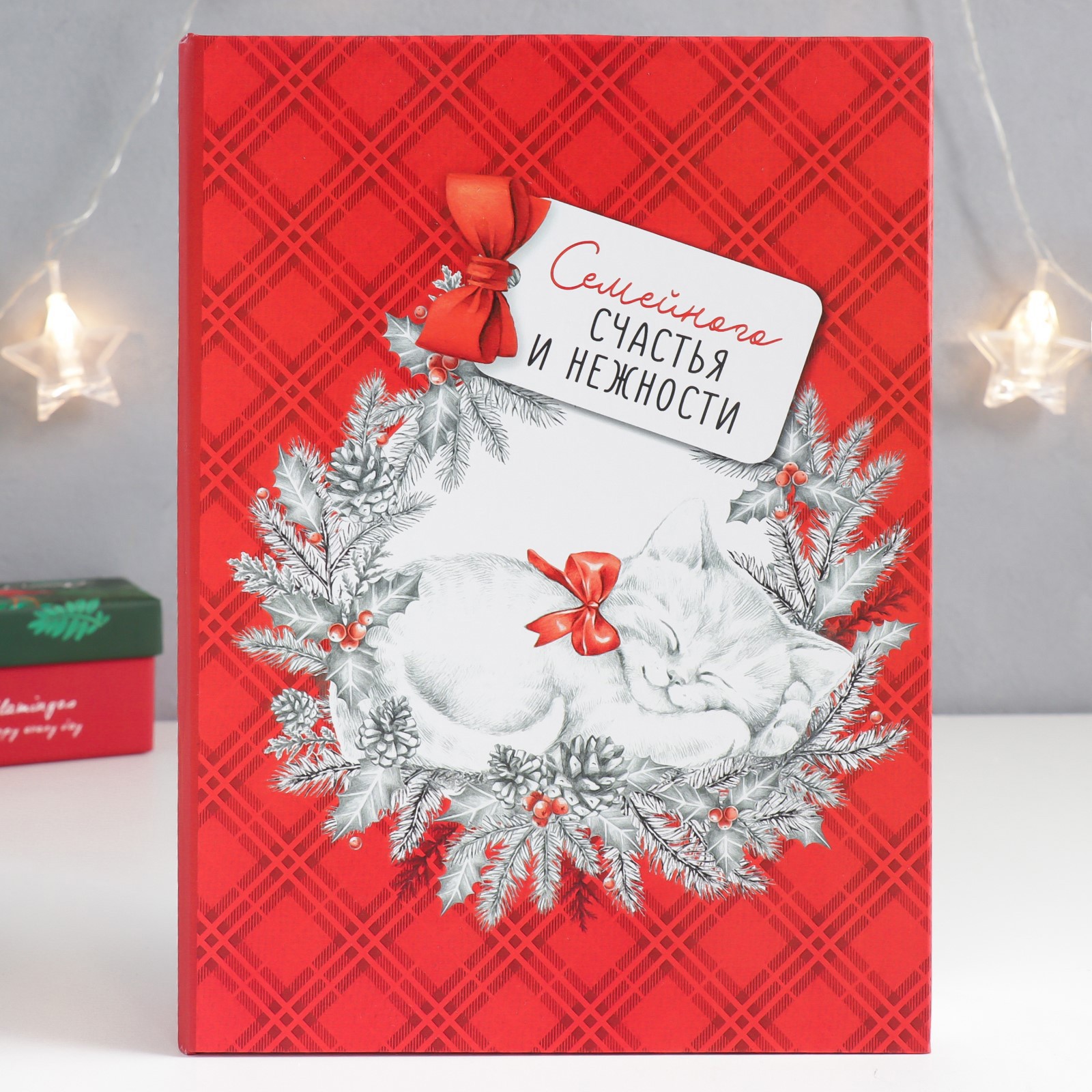 Изображение товара Шкатулка-книга «Кот. Семейного счастья» 17x23 см