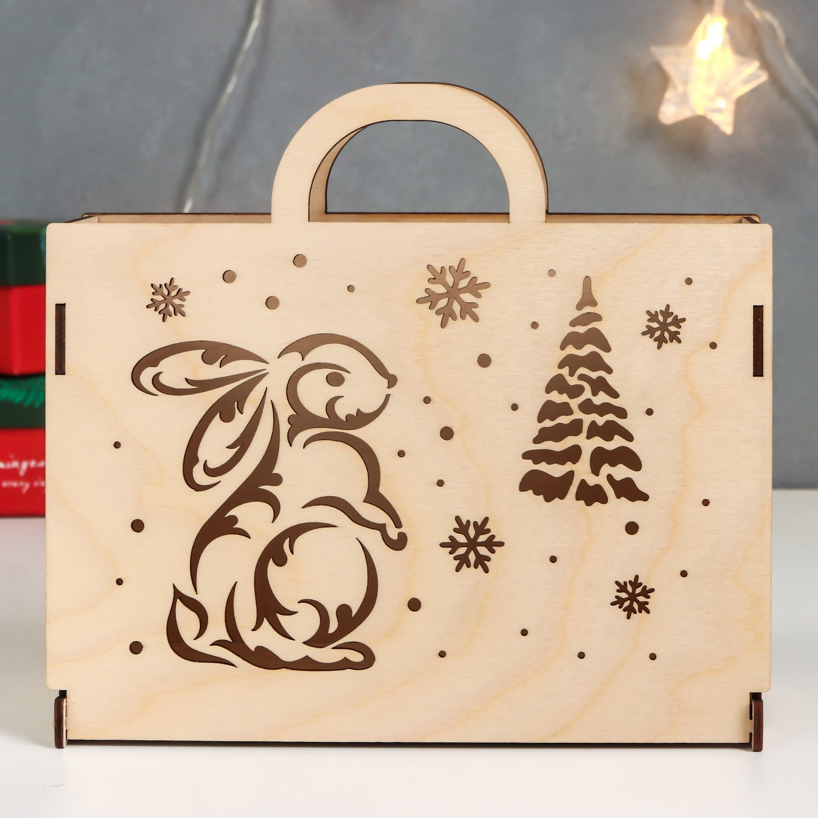 Изображение товара Шкатулка "Чемоданчик: Кролик." 20.5x8x18.5 см