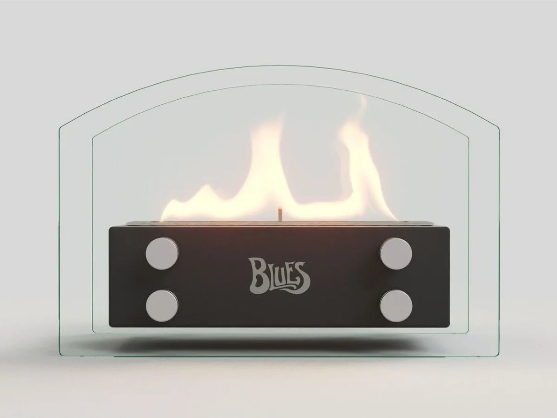 Изображение товара Биокамин настольный Lux Fire Блюз с открытым пламенем