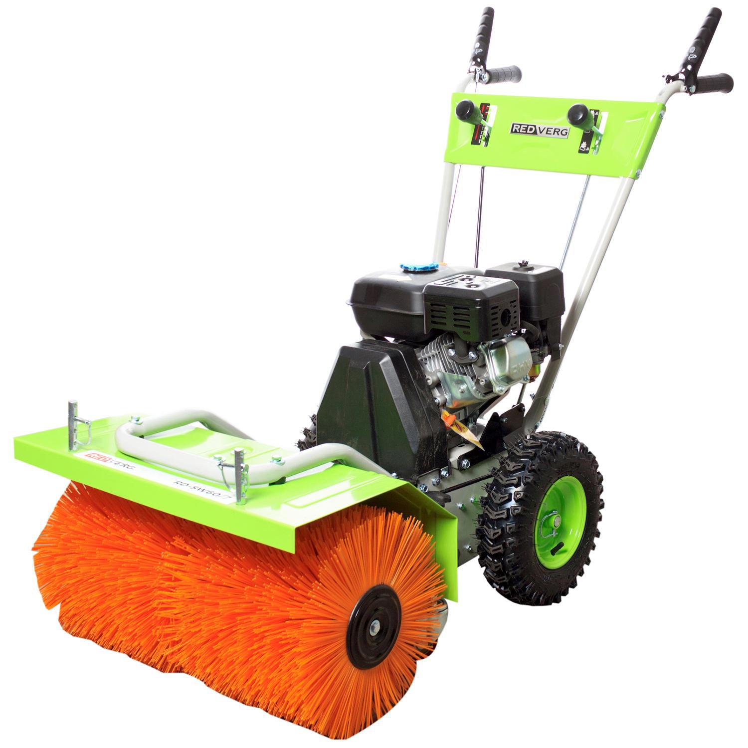 Изображение товара Бензиновая подметальная машина RedVerg RD-SW60 7 л.с. 60 см для уборки территории