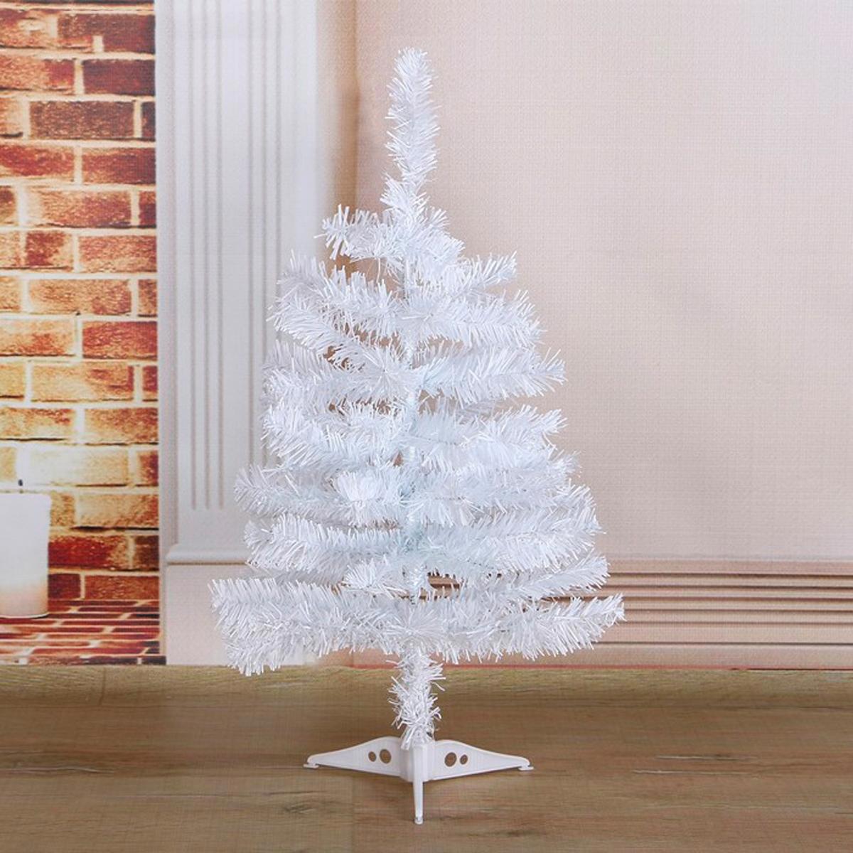 Изображение товара Искусственная новогодняя ель Зимнее волшебство 60 см белая с 60 ветками для праздничного интерьера