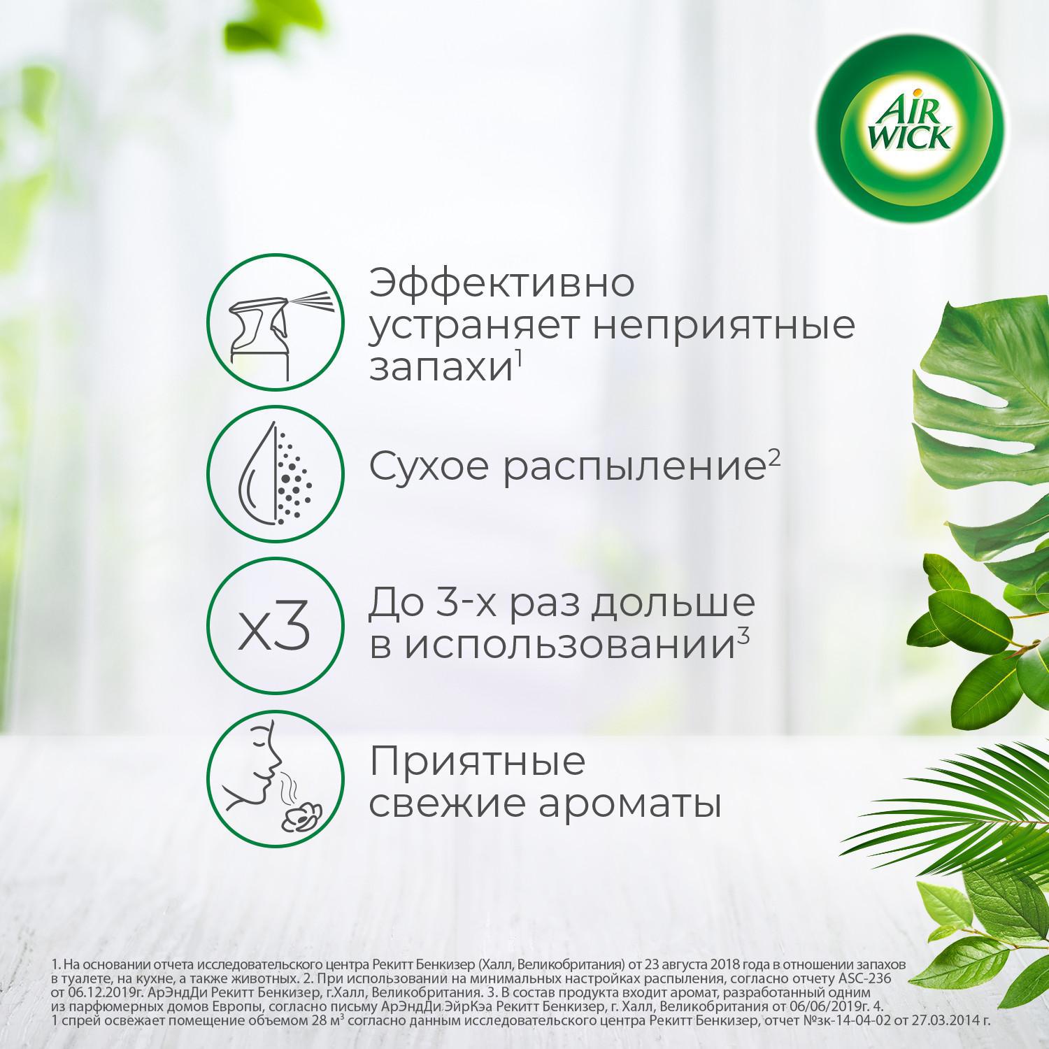 あや Автоматический освежитель воздуха Air Wick, 250 мл, Цветущая