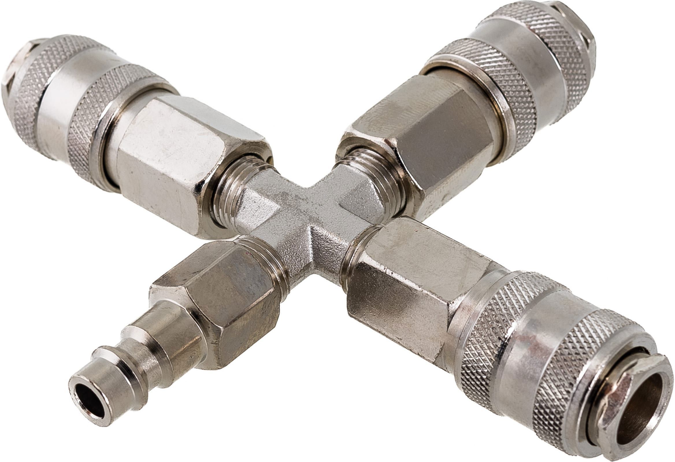 Разветвитель пневматический Pegas Pneumatic тройник со штуцером ️ ...