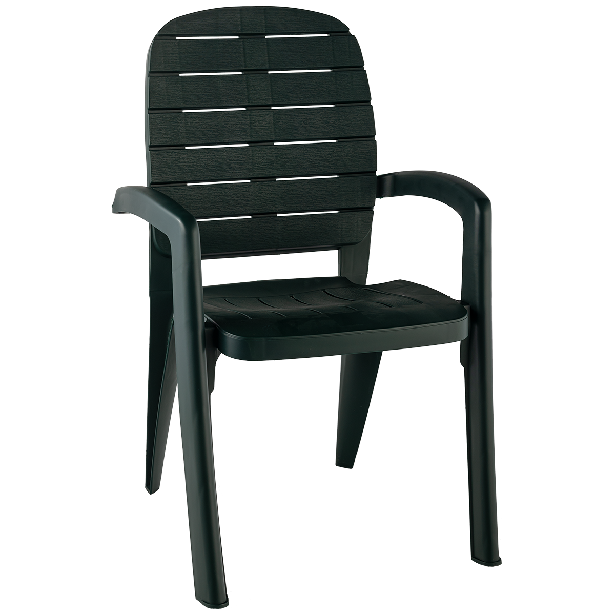 Изображение товара Кресло садовое Элластик-пласт Прованс 58x58x91,5 см темно-зеленое