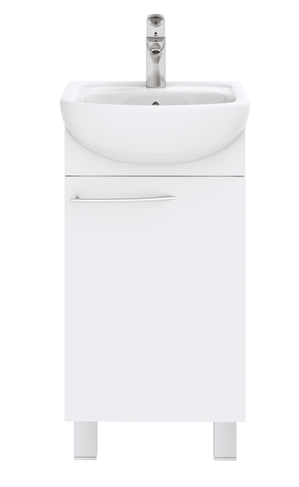 Изображение товара Тумба для ванной комнаты Краков 45x79 см с полкой и механизмом плавного закрывания