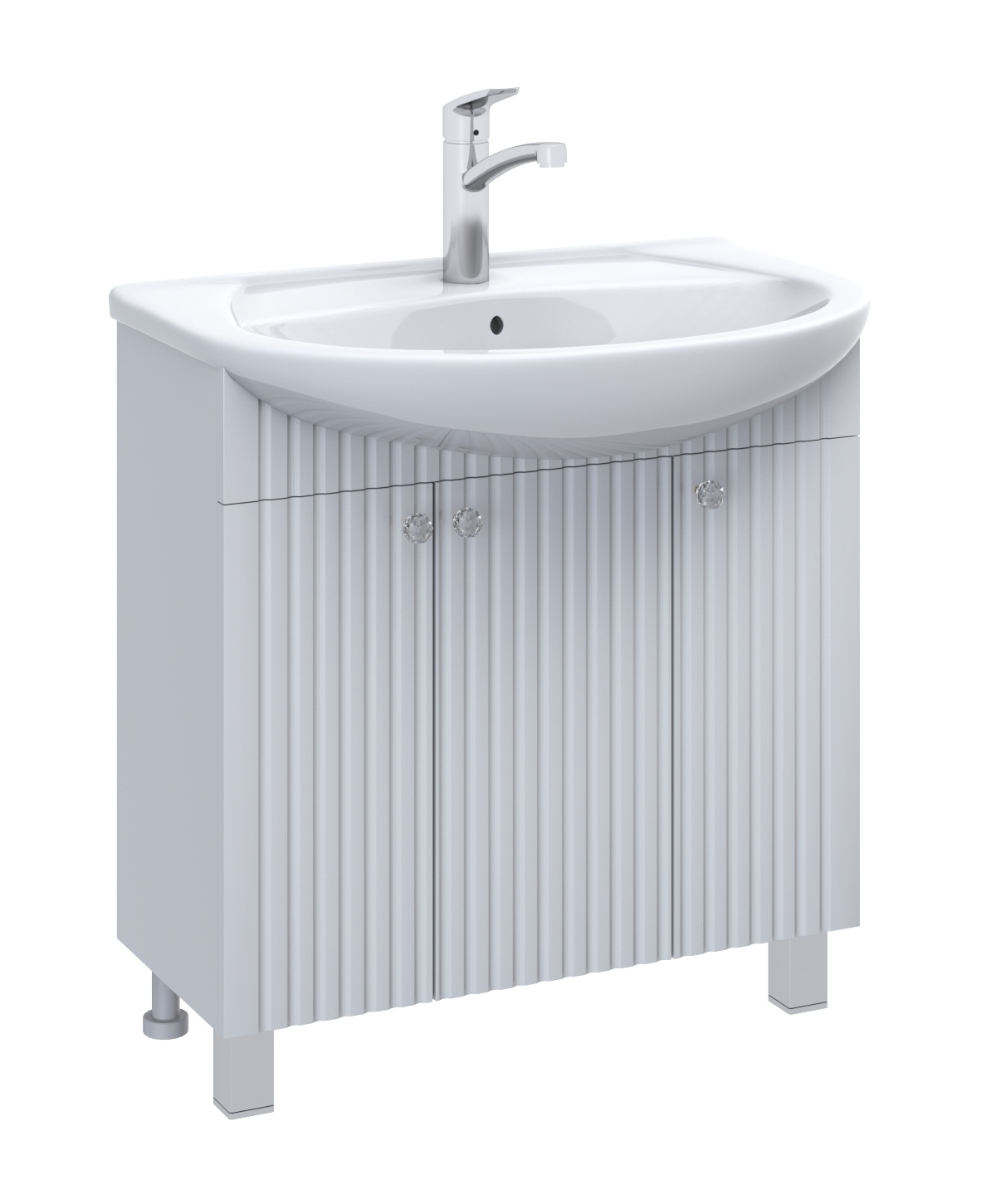 Изображение товара Тумба Роллс 85x79 см ДСП цвет белый