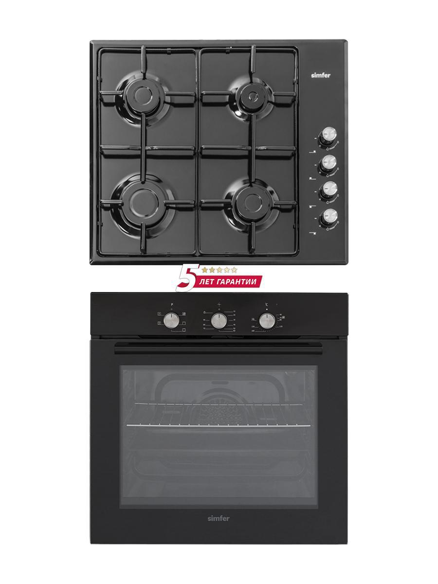 Изображение товара Комплект бытовой техники 2 предмета Simfer S66B411 цвет черный Изображение товара Комплект бытовой техники 2 предмета Simfer S66B411 цвет черный