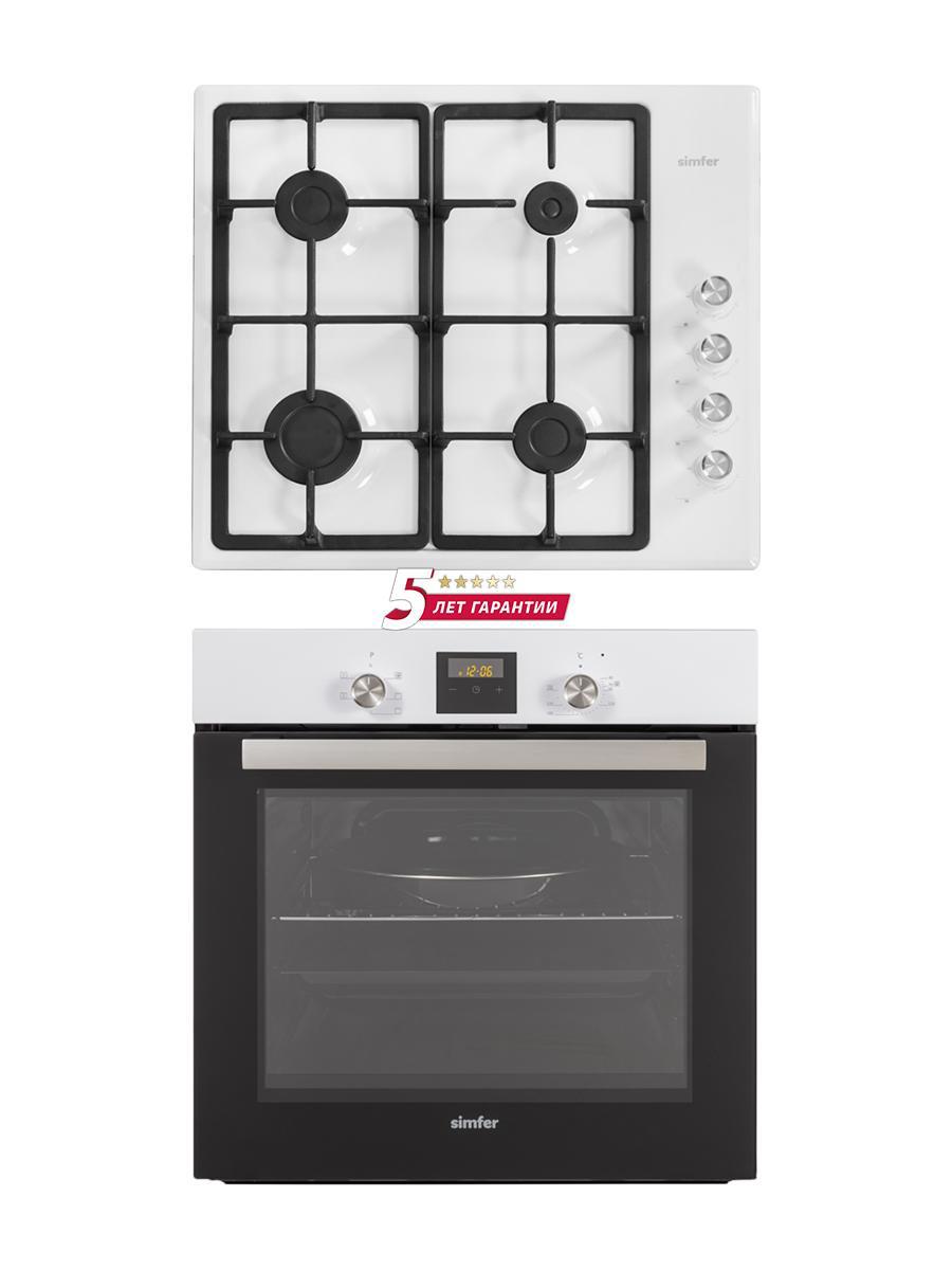 Изображение товара Комплект бытовой техники 2 предмета Simfer S66W416 цвет белый
