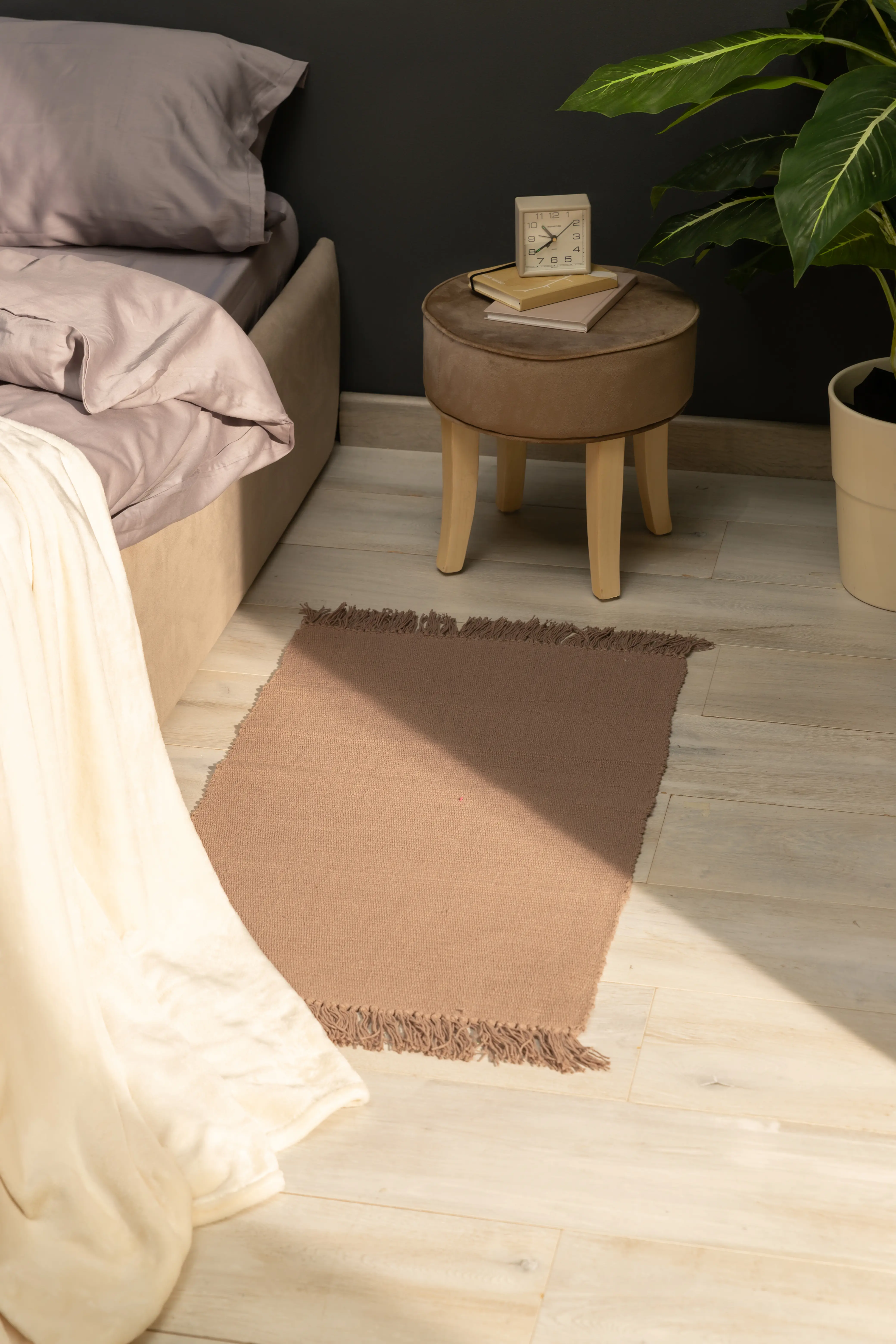 Коврик хлопок Inspire Basic 50x80 см цвет коричневый - 4