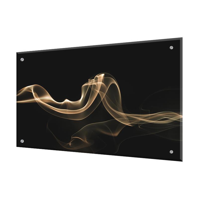 Изображение товара Защитный экран для кухни из закаленного стекла Дымка 60x90 см термостойкий