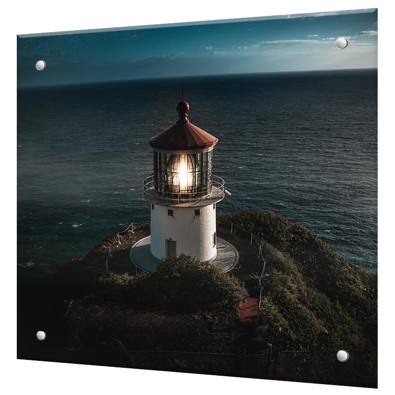 Изображение товара Защитный экран из закаленного стекла Маяк 60x60 см для кухни