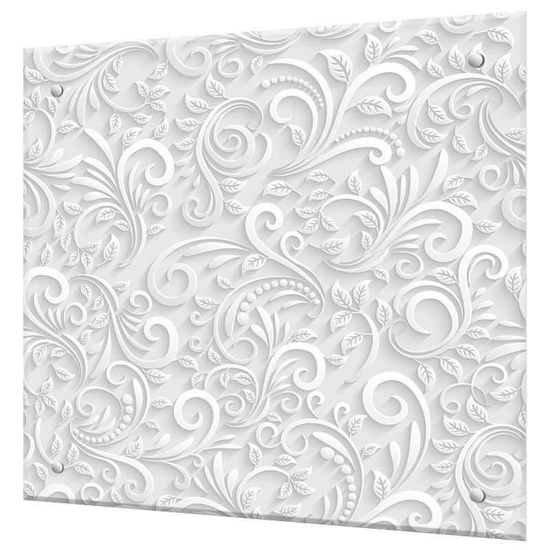 Изображение товара Защитный экран Borntoprint Орнамент - завитки из закаленного стекла 60x60 см