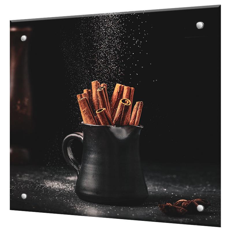 Изображение товара Защитный экран Borntoprint Палочки корицы 60x50x0.4 см закаленное стекло цвет прозрачный