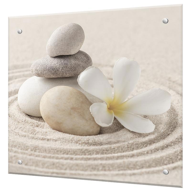 Изображение товара Защитный экран Borntoprint Дзен 60x55 см из закаленного стекла для кухни