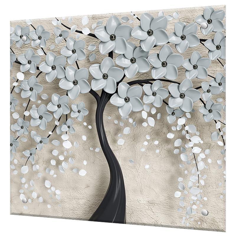 Изображение товара Защитный экран Borntoprint Цветущее дерево 50x50x0.4 см закаленное стекло цвет прозрачный