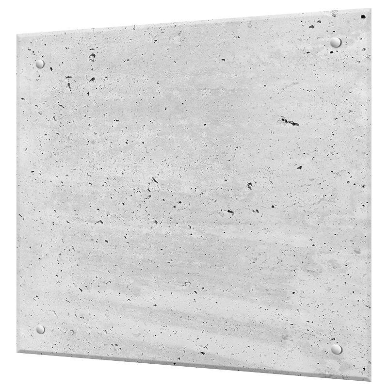 Изображение товара Защитный экран Borntoprint Цемент 60x60x0.4 см закаленное стекло цвет светло-серый