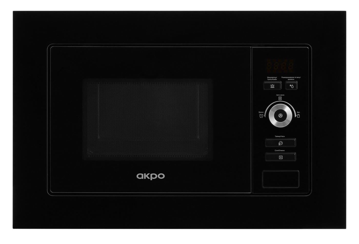 Изображение товара Встраиваемая микроволновая печь AKPO MEA 82008 MEP01 20 л черный современная технология