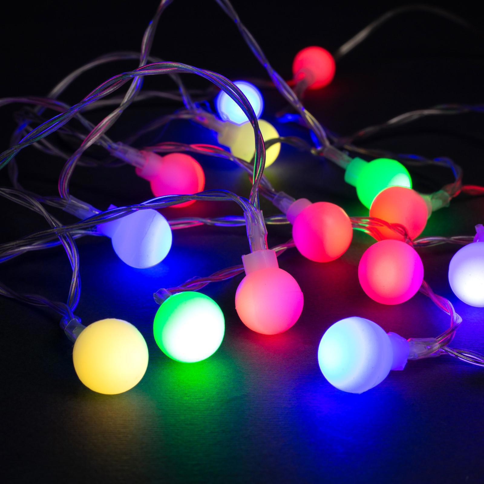 Изображение товара Электрогирлянда комнатная Luazon lighting 3 м 20 LED RGB IP44