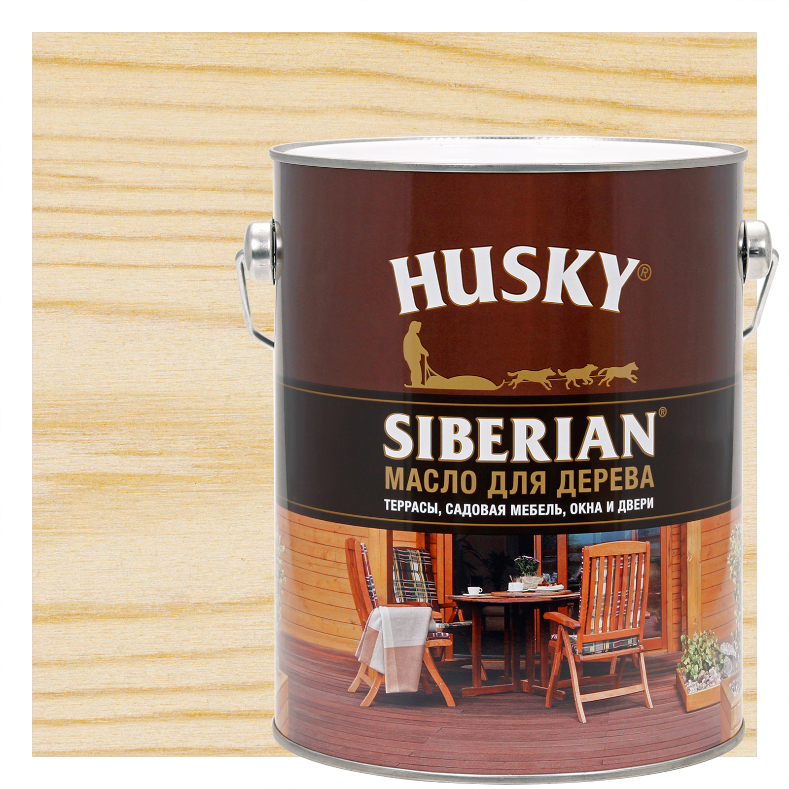 Изображение товара Масло для дерева Husky Siberian прозрачное 2, 7 л - защитное и декоративное Изображение товара Масло для дерева Husky Siberian прозрачное 2, 7 л - защитное и декоративное