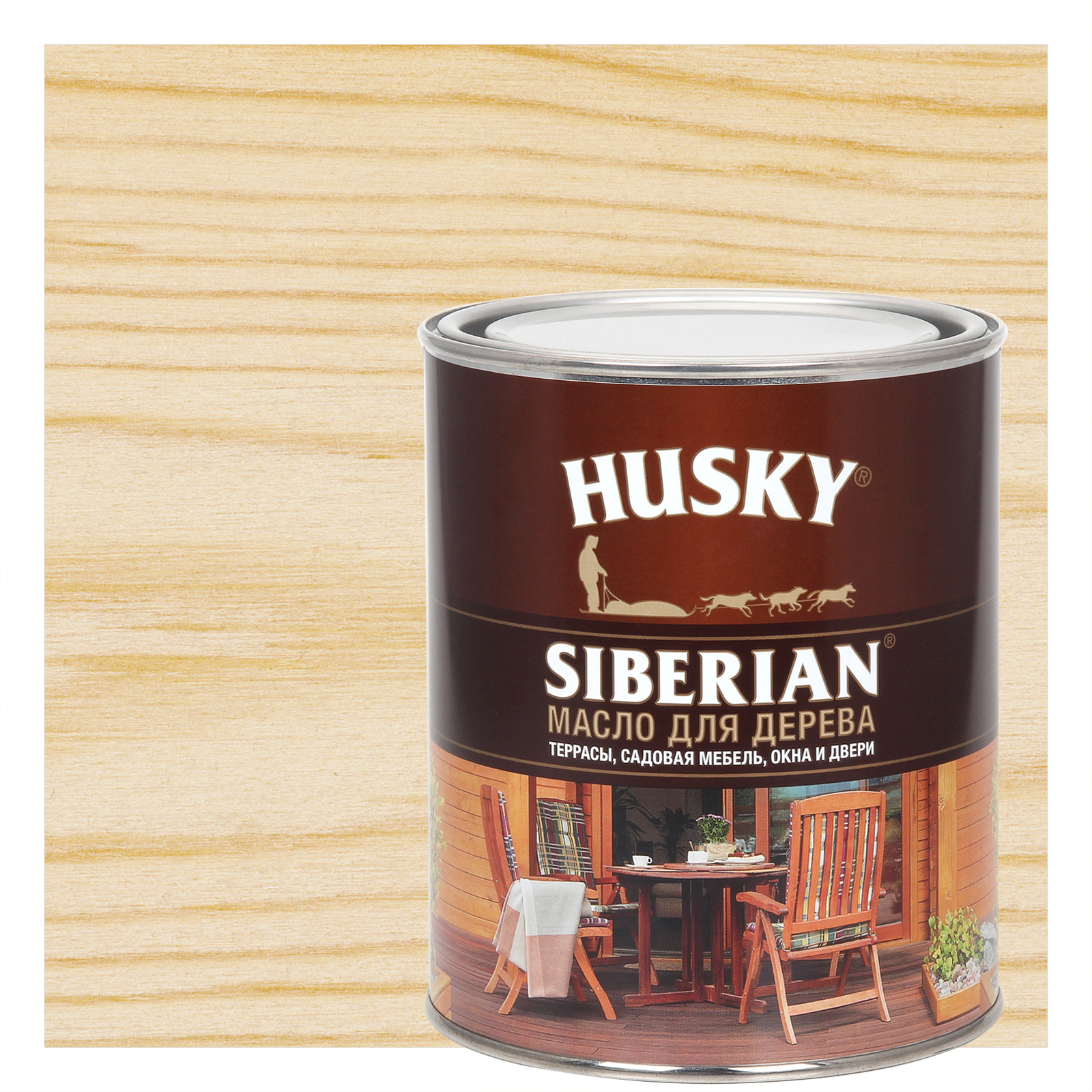 Изображение товара Масло для дерева Husky Siberian прозрачное 0.9 л