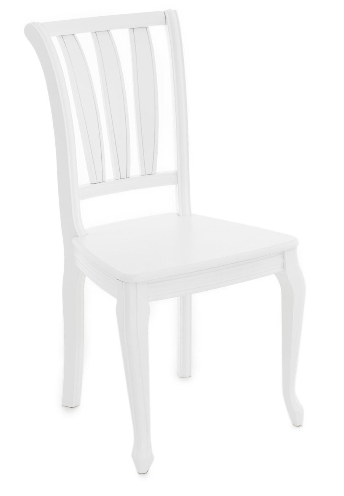 Изображение товара Стул Aurora Кабриоль 100378 91x44x45 см дерево цвет белый