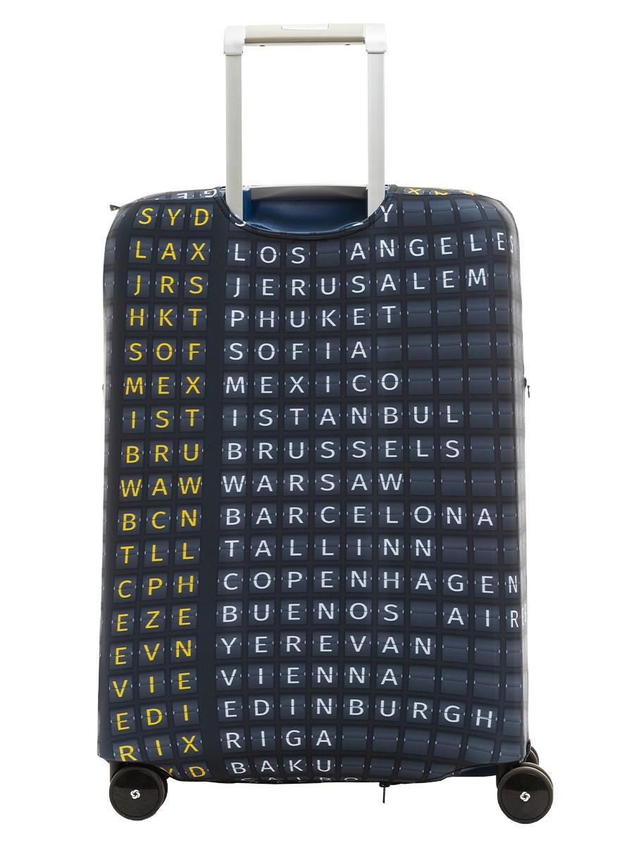 Изображение товара Чехол для чемоданов ROUTEMARK Destinations 46x72 см черный с защитой ручек