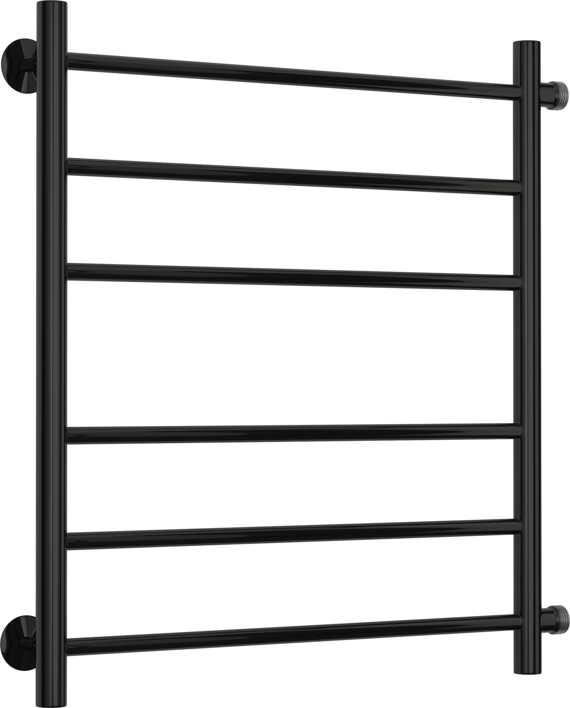 Изображение товара Водяной полотенцесушитель Сунержа ВПС-53ПБ 600x600 мм нержавеющая сталь черный