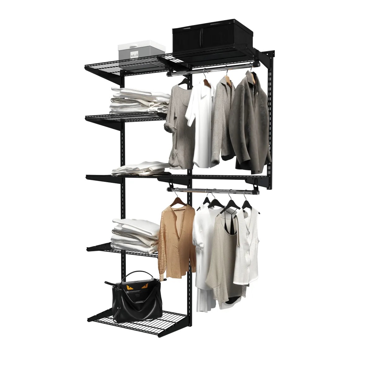 Изображение товара Гардероб Титан-GS GS-450ч 240x116x45 см черный для хранения