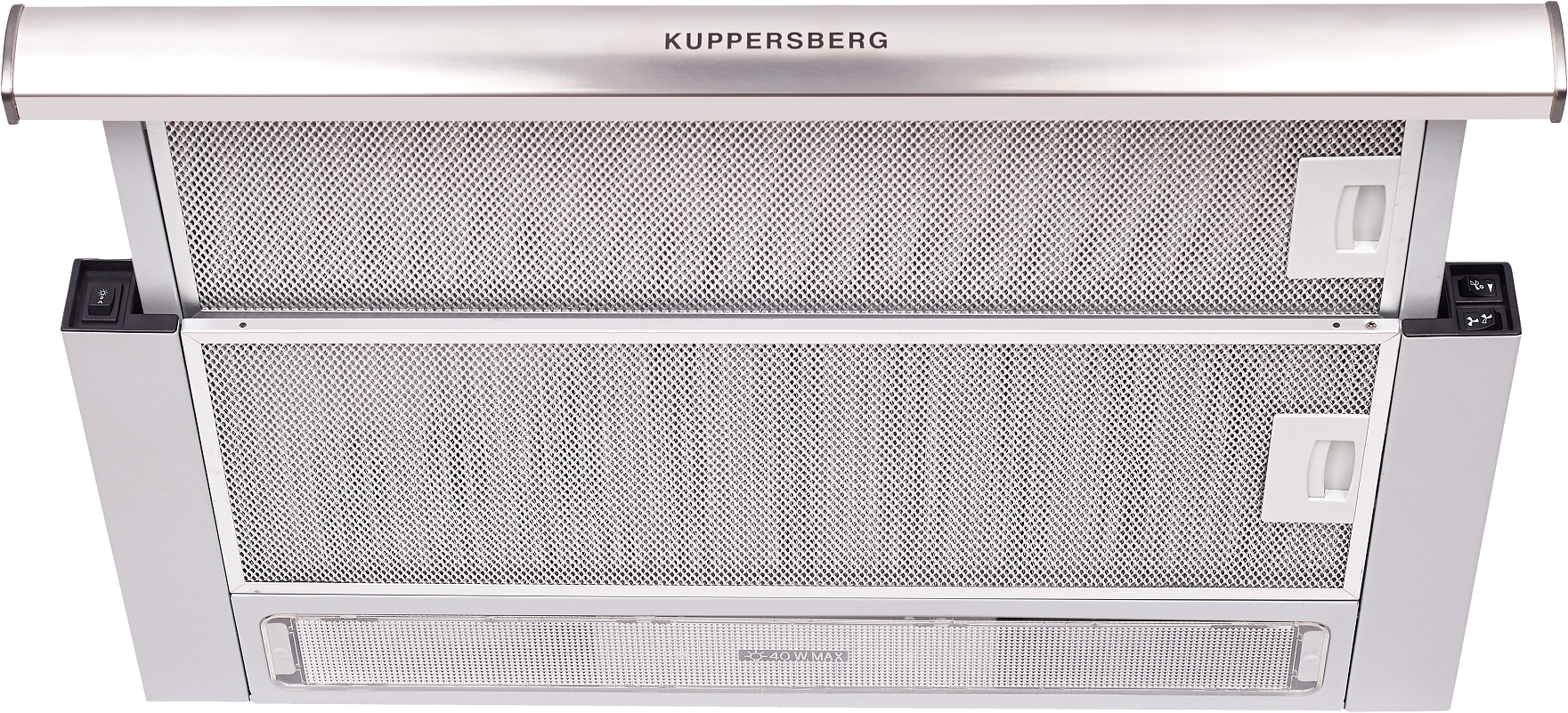 Изображение товара Встраиваемая вытяжка Kuppersberg Slimlux II 60 XG 60 см цвет нержавеющая сталь