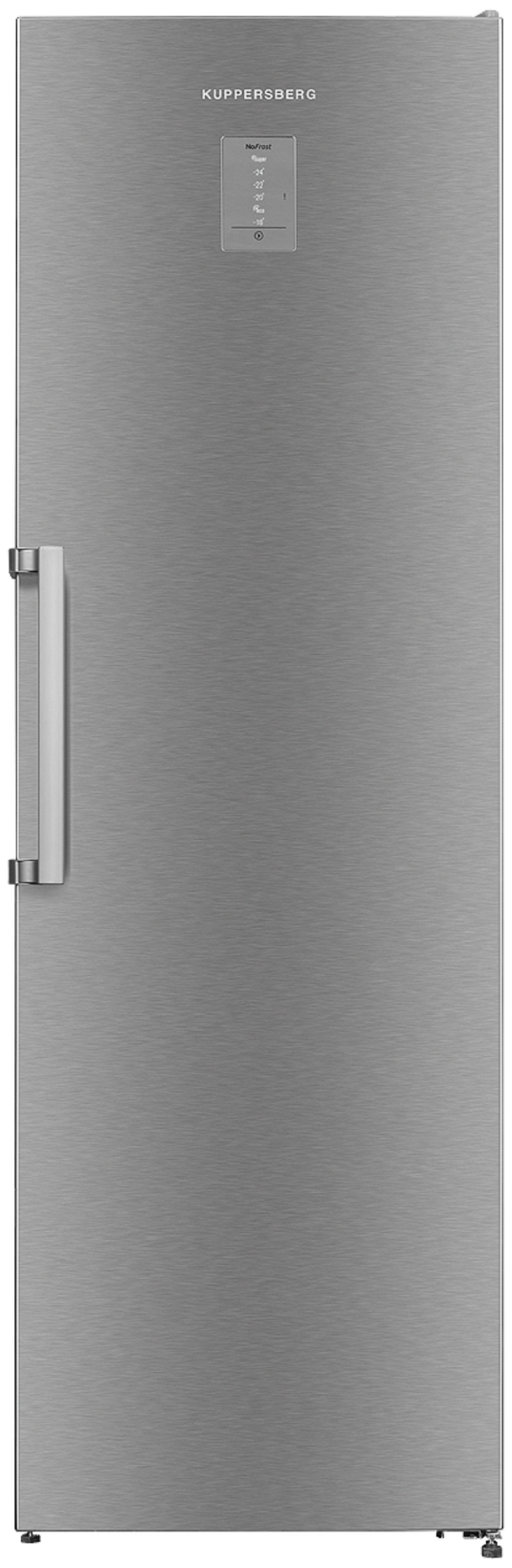 Изображение товара Отдельностоящая морозильная камера Kuppersberg NFS 186 X 59.50x186x65 см цвет нержавеющая сталь