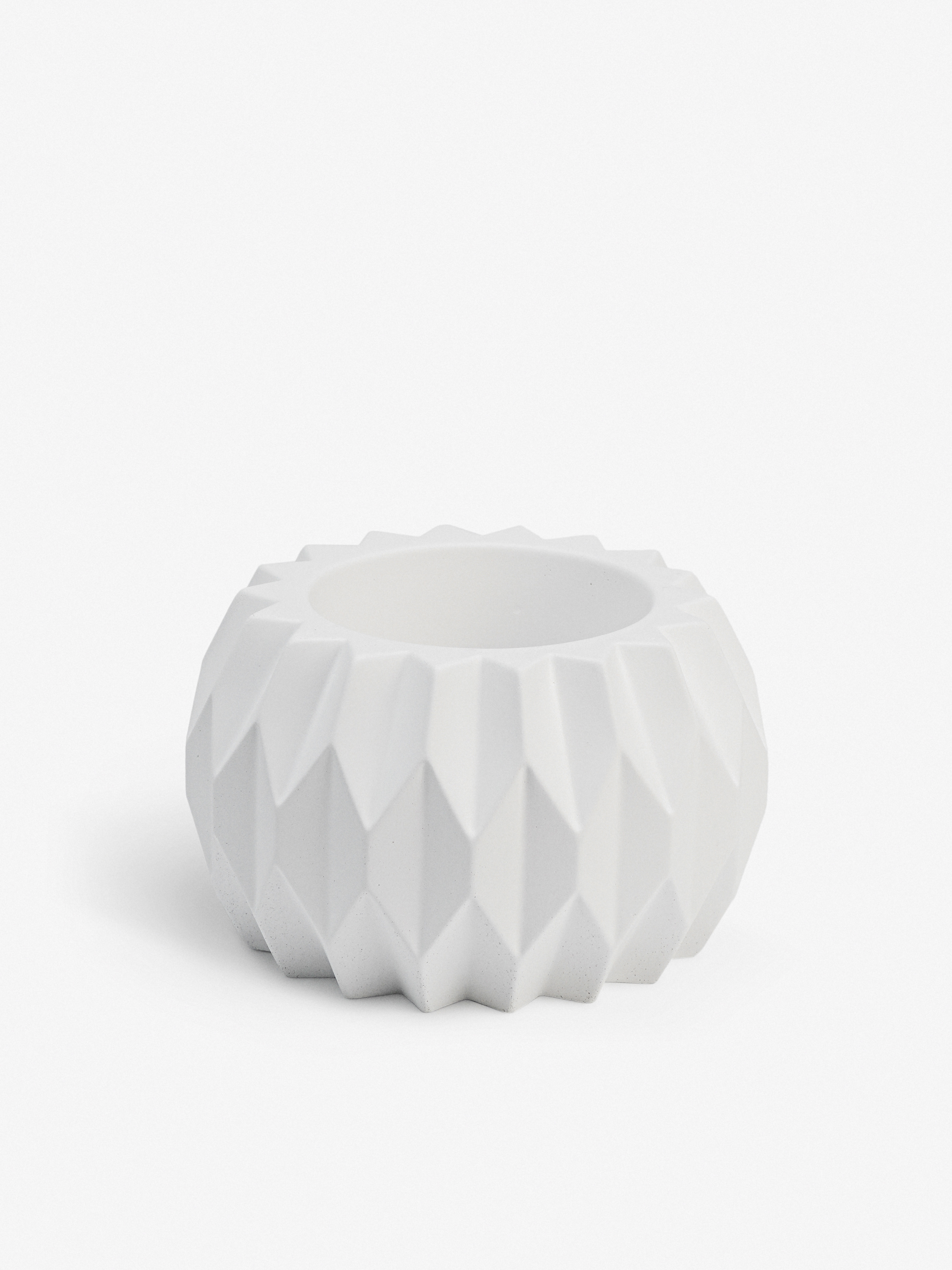 Изображение товара Кашпо Villermo Gofra для суккулентов, гипс