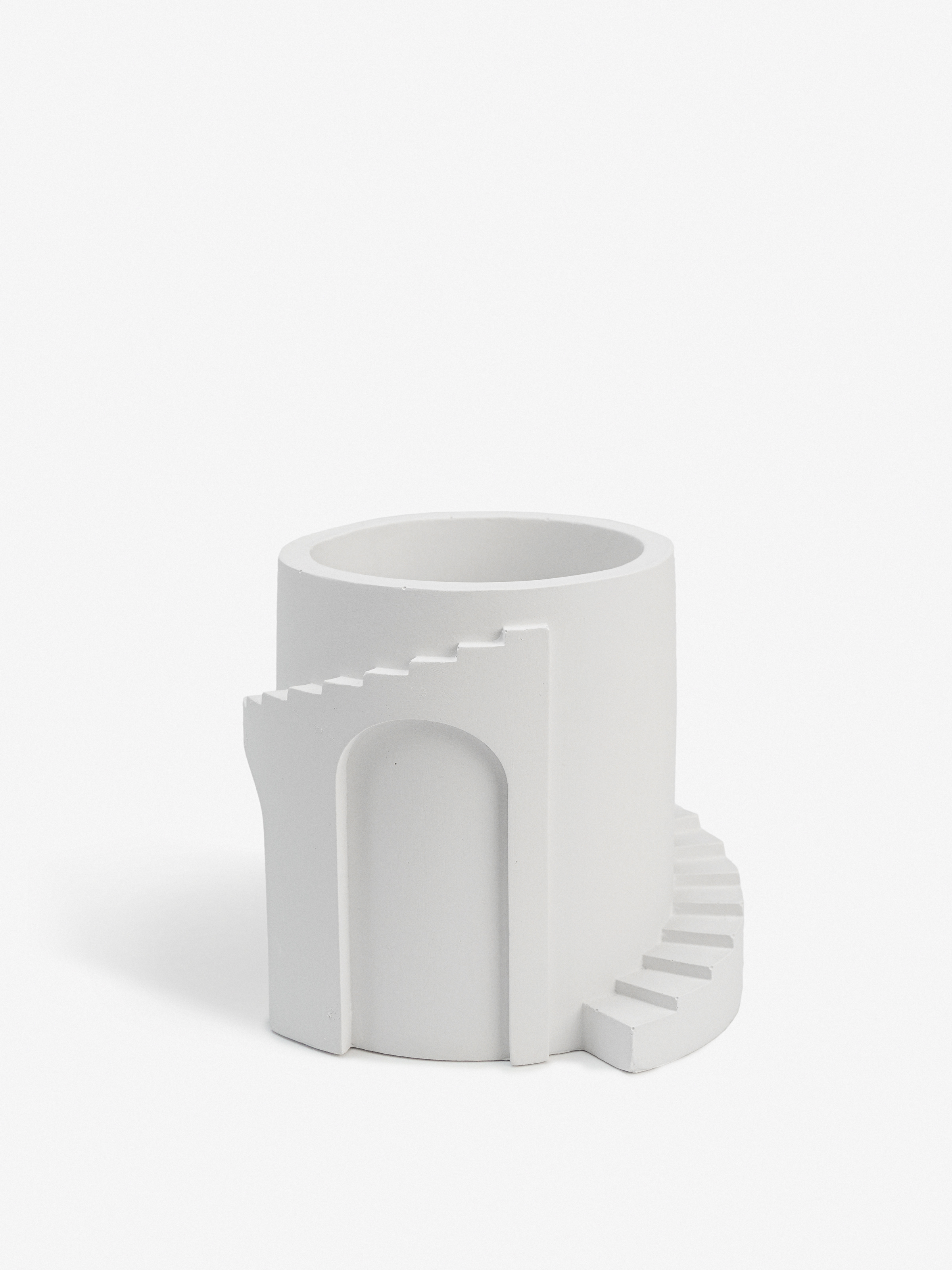 Изображение товара Кашпо Villermo "Лестница" для суккулентов, гипс