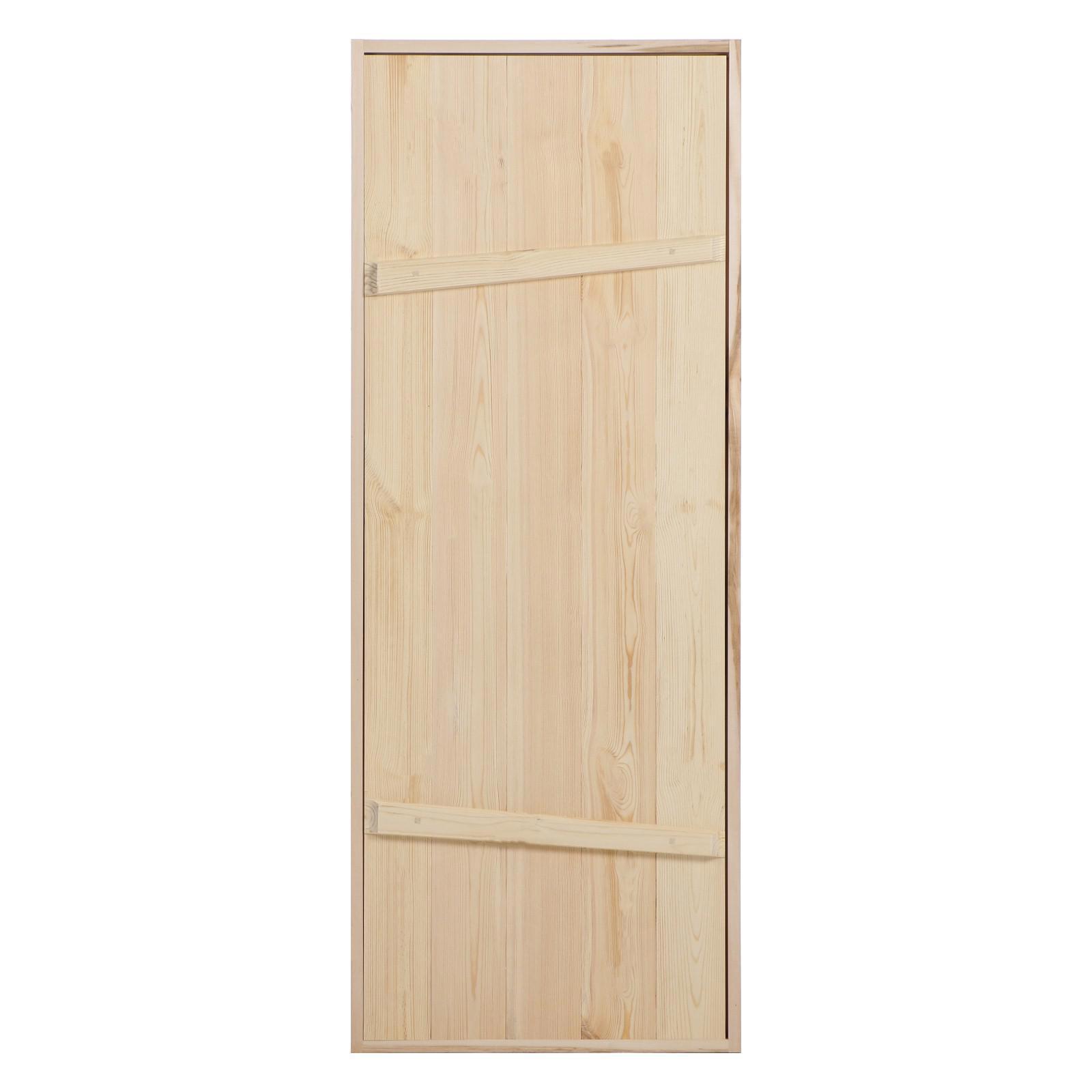 Изображение товара Дверной блок для бани Добропаровъ 180×70см сосна бежевый