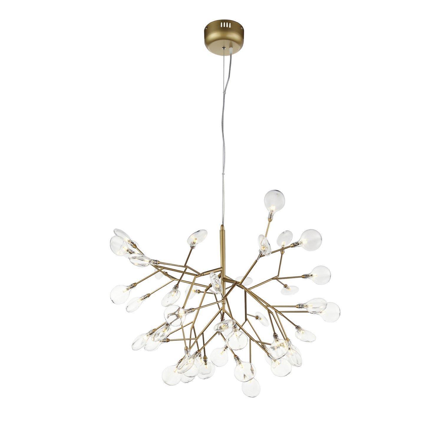Изображение товара Люстра подвесная ST LUCE SL411.203.45 со светодиодами золотистого цвета