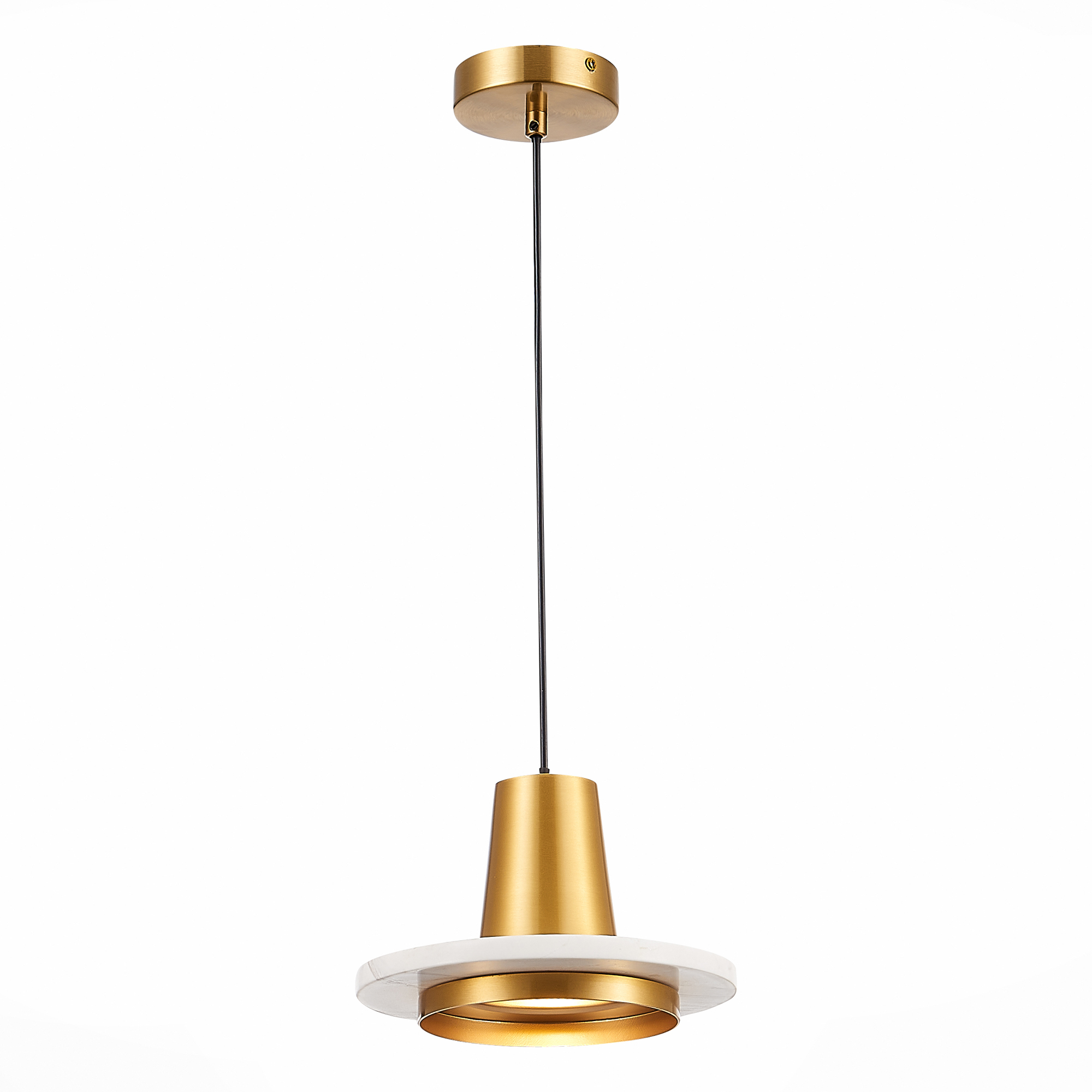 Изображение товара Люстра подвесная светодиодная ST LUCE SL1212.203.01 modern белый латунь 4м2