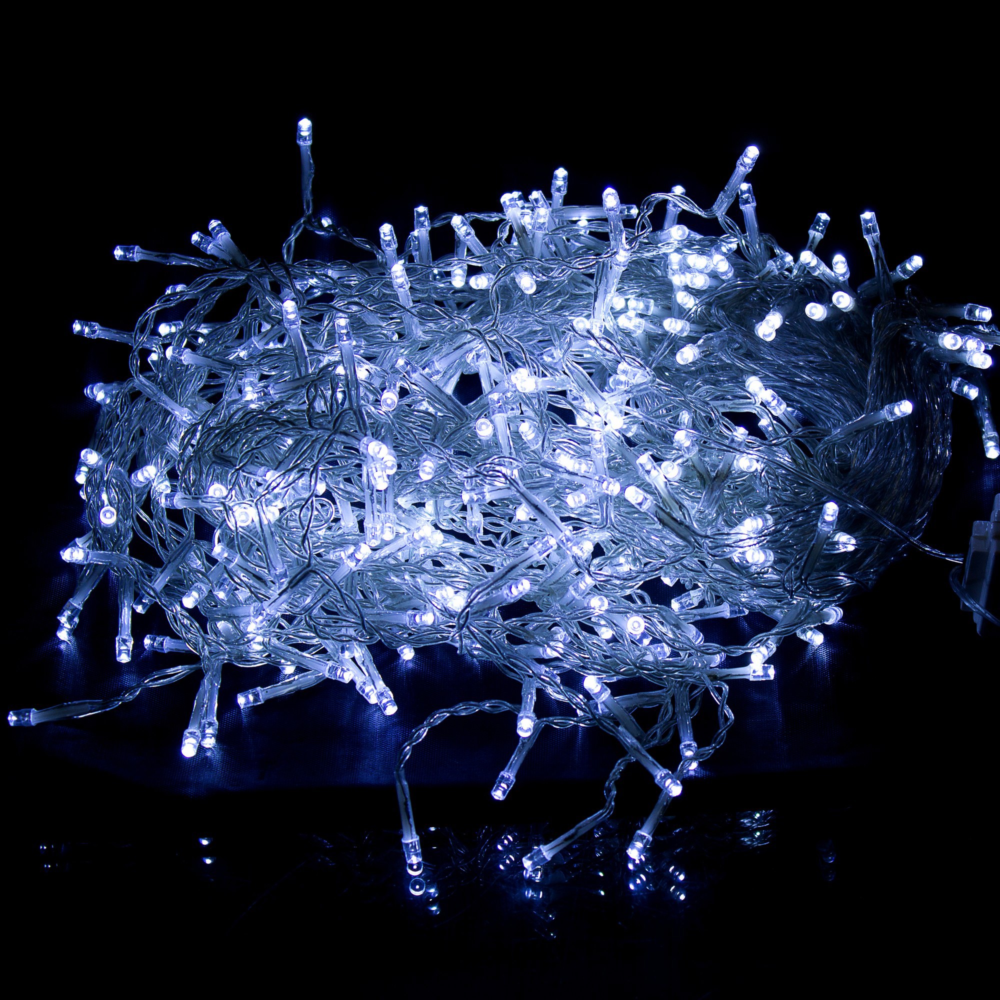 Изображение товара Уличная электрогирлянда Бахрома 8м 360 LED холодный белый свет