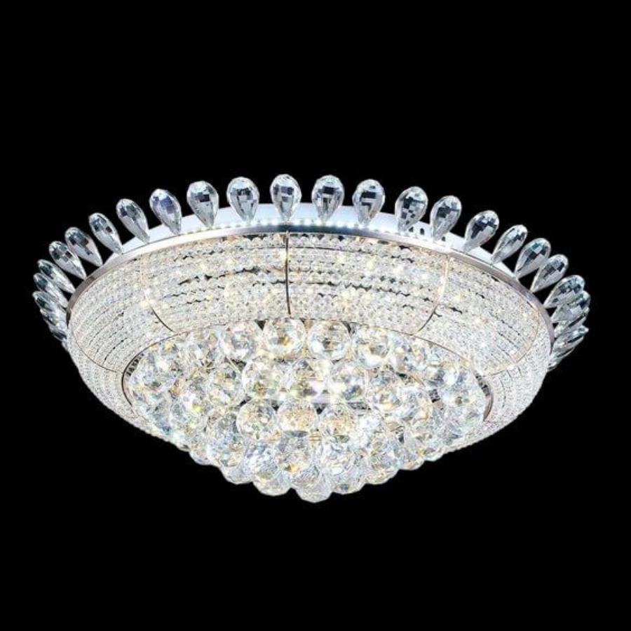 Изображение товара Люстра потолочная светодиодная LUMINA DECO DDC 2881-48 15 м² нейтральный белый свет цвет хром