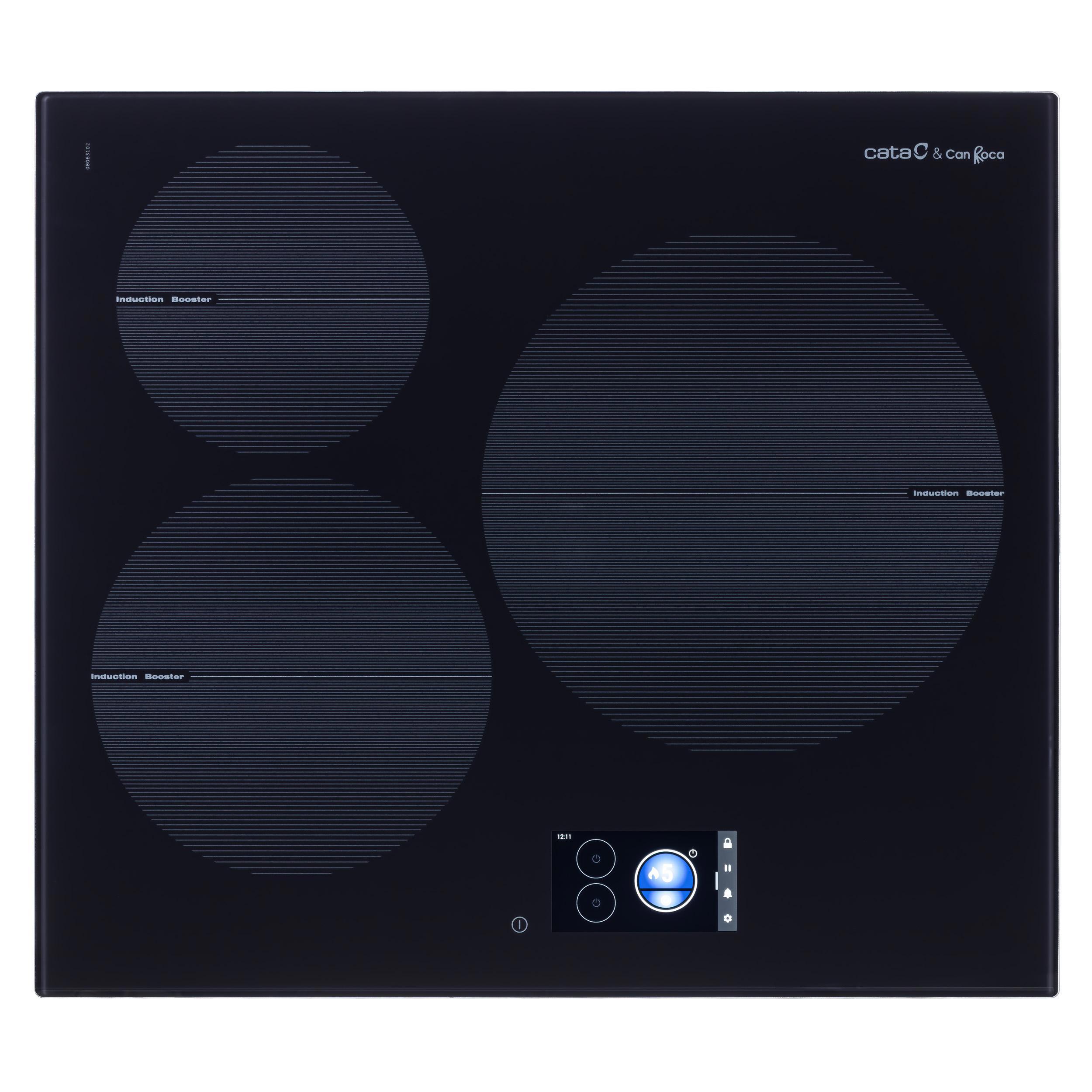 Изображение товара Индукционная варочная панель Cata IDB 6003 PRO BK 3 конфорки 59 см черная