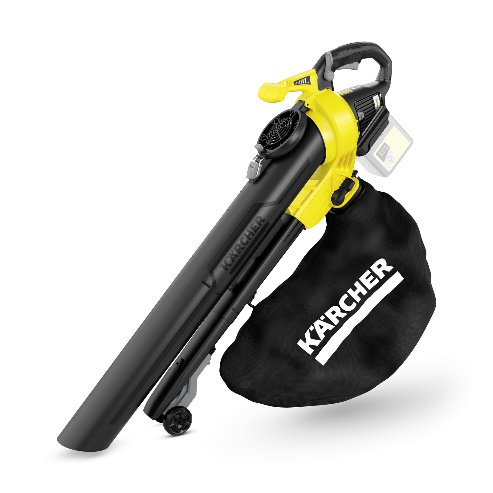 Изображение товара Аккумуляторная воздуходувка с функцией пылесоса Karcher BLV 36-240 Battery мощный и удобный садовый