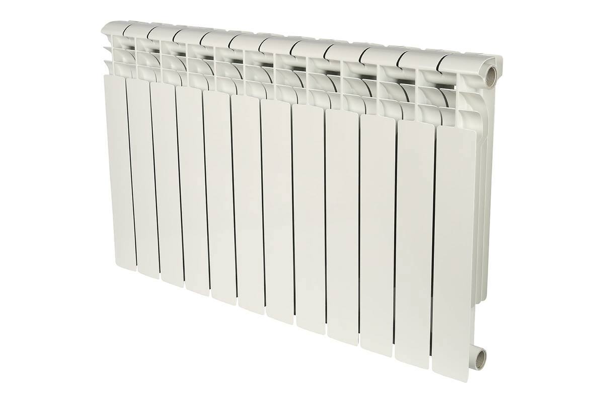 Изображение товара Радиатор водяного отопления биметаллический Rommer Profi BM 500 12 секций боковой подключение