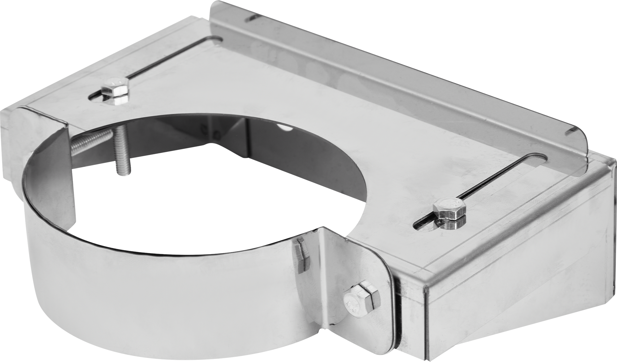 Изображение товара Стеновой хомут Corax раздвижной D115 мм для дымохода