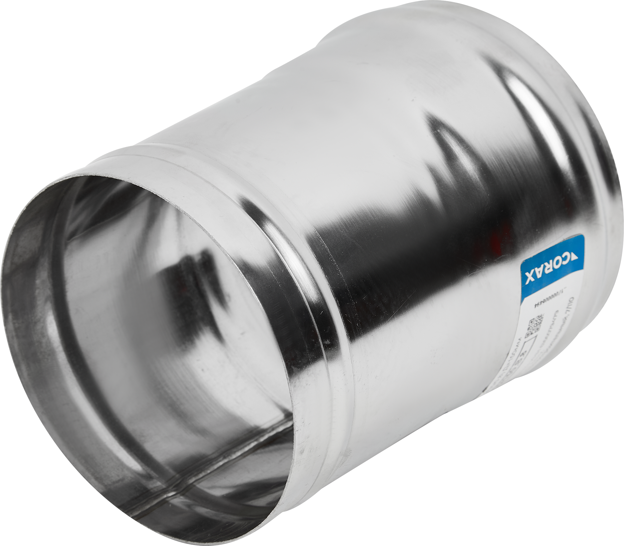 Изображение товара Переходник Corax ф110-115 мм D150 мм для дымохода из нержавеющей стали