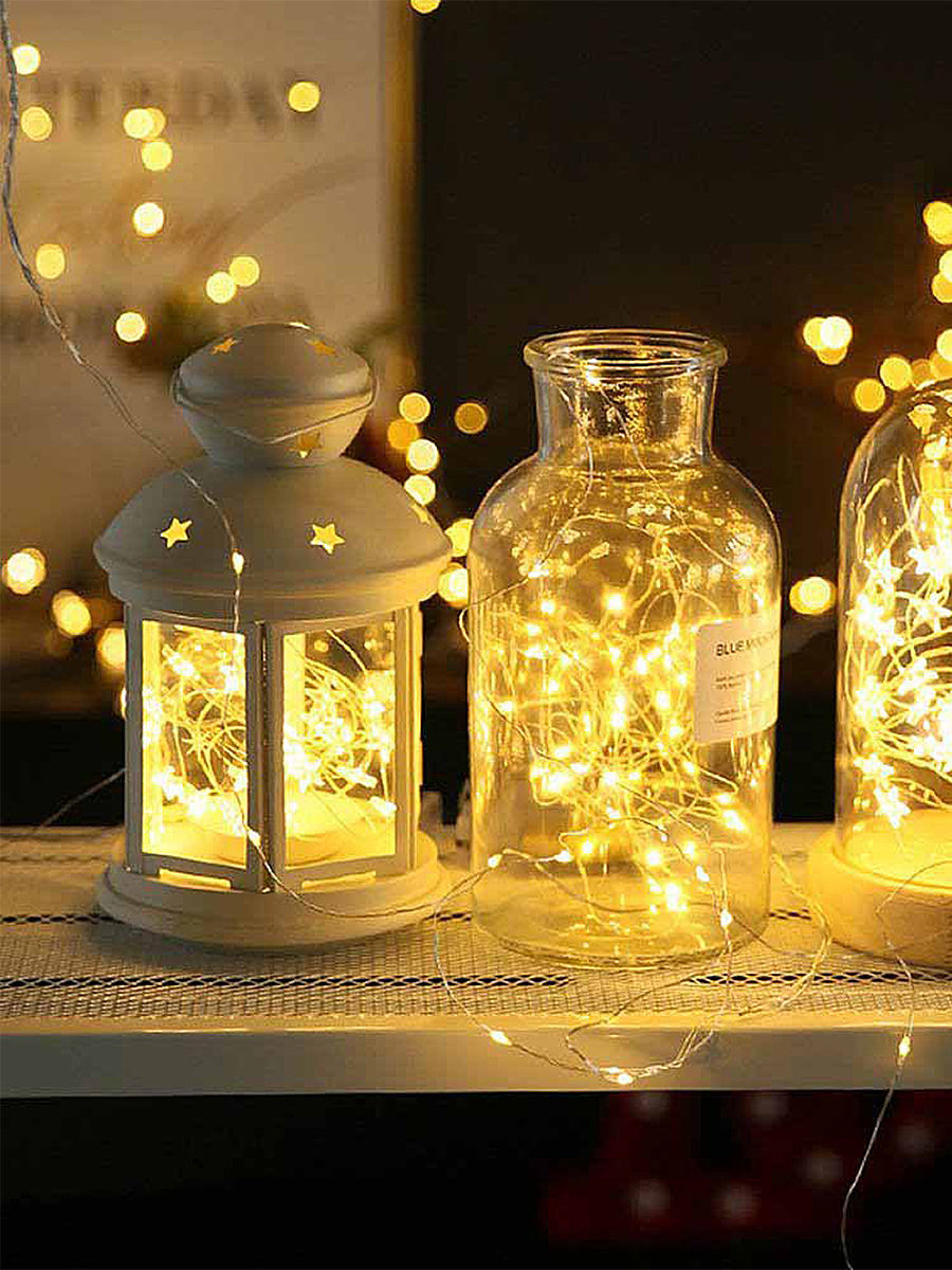 Изображение товара Электрогирлянда Artstyle Роса 10 м 100 ламп IP20 разноцветные режимы для улицы и интерьера