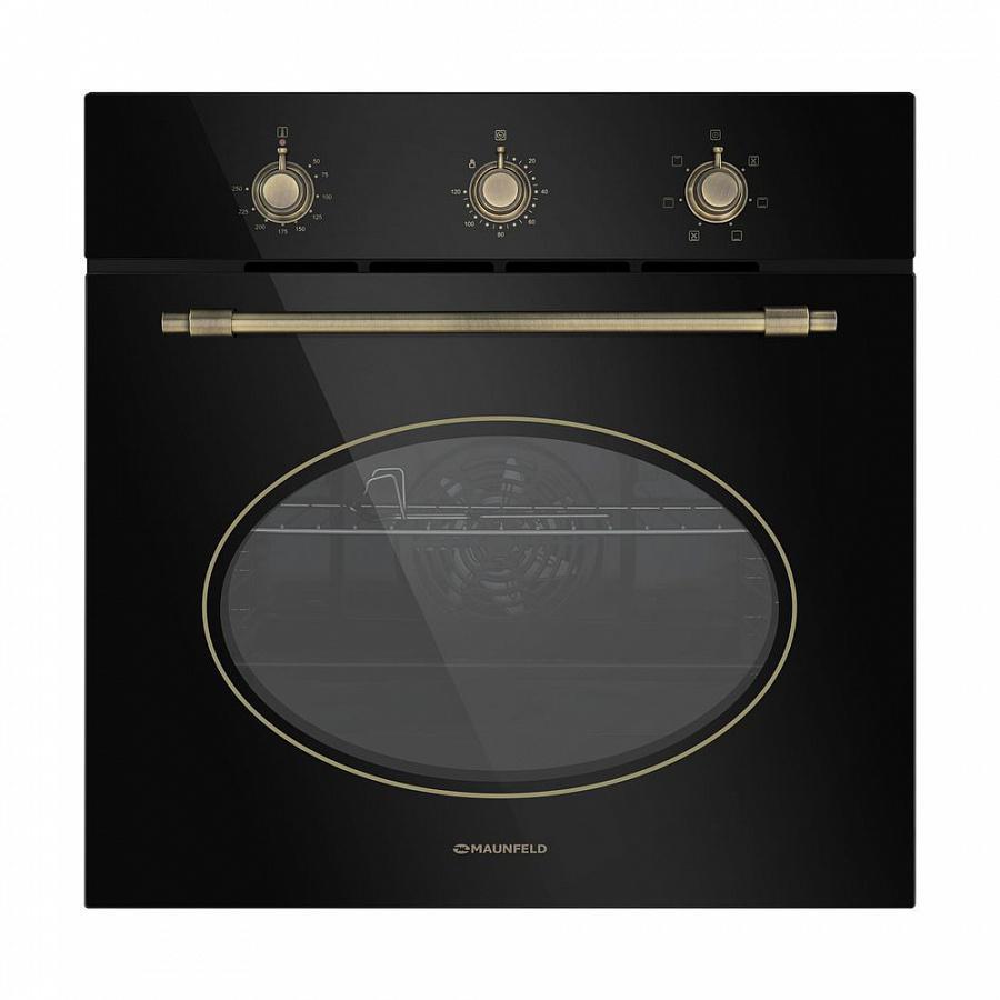 Изображение товара Электрический встраиваемый духовой шкаф Maunfeld EOEFG.566RBG.MT черный